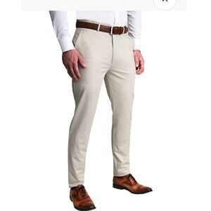 Men's Slim Fit Khaki Chinos - Cream